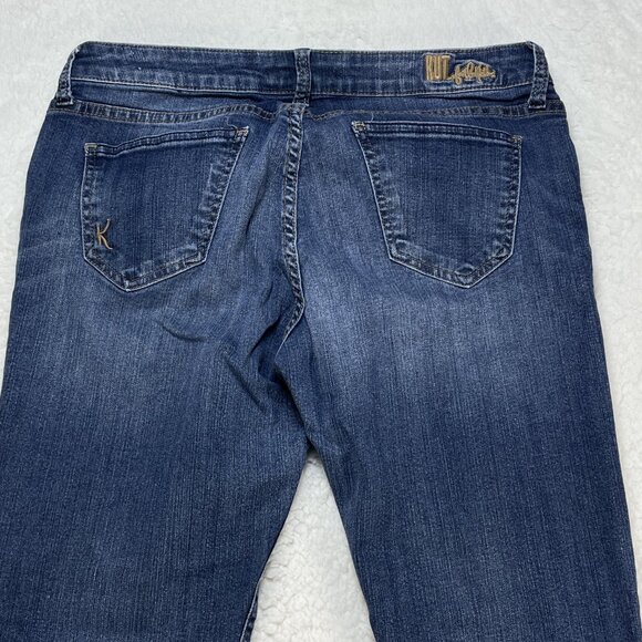 Kut from the Kloth Jeans Womens Sz 8 Blue Katy Boyfriend Mid Rise Denim 30x28 - Picture 4 of 12